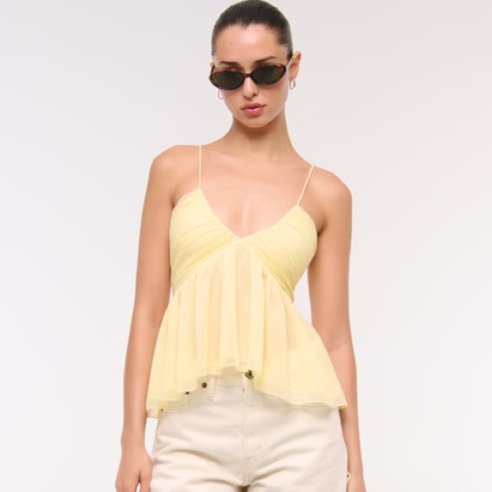 Abercrombie V-neck Rushed Top